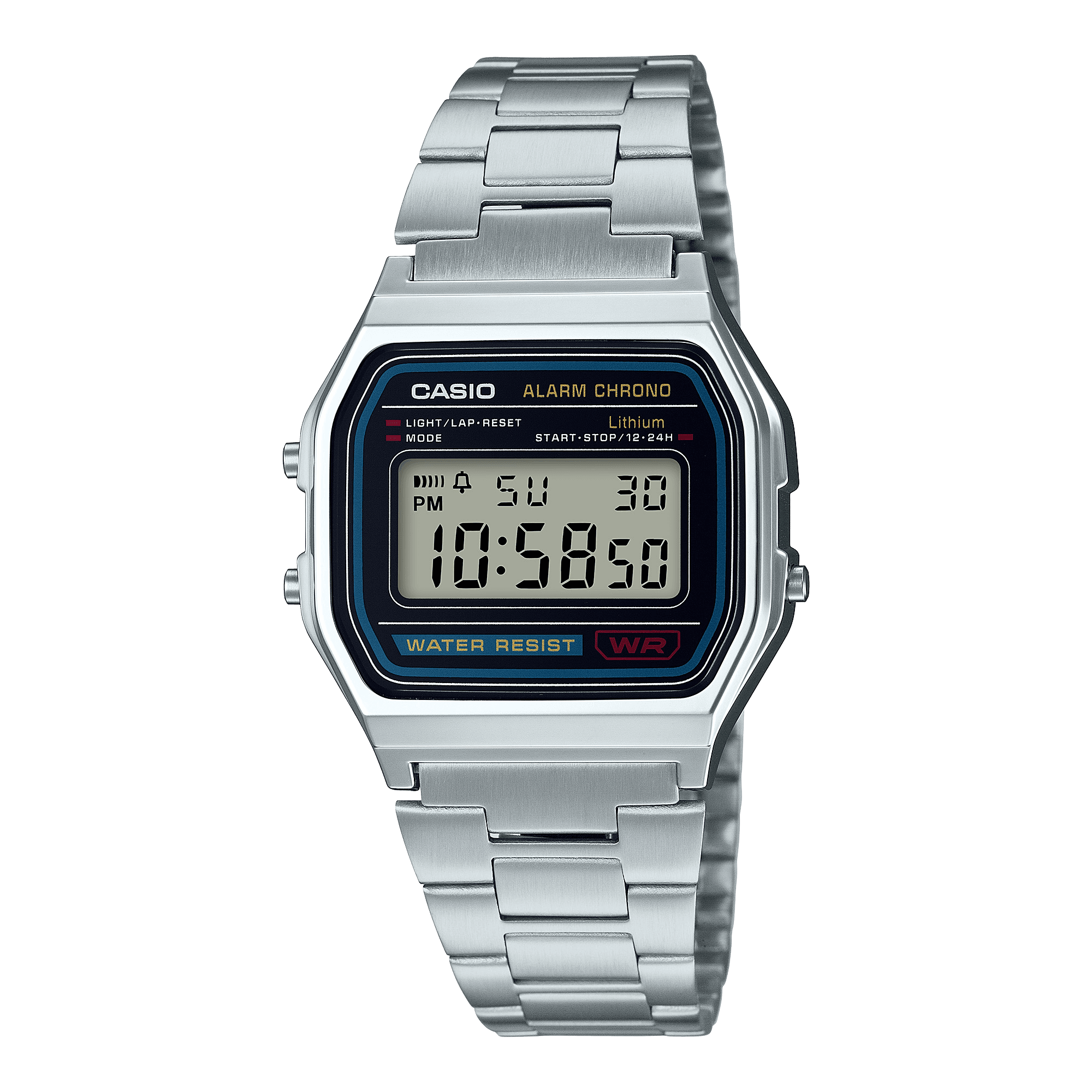 Casio Vintage A158WA (A158WA-1) de frente